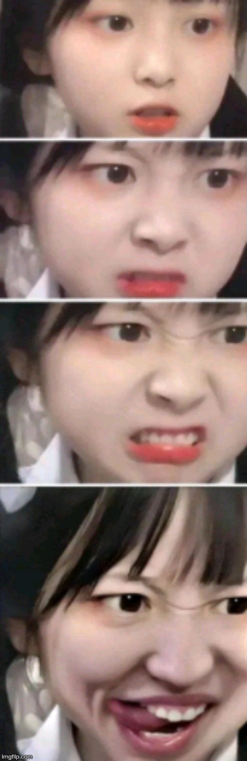 Asian sexy face Blank Meme Template