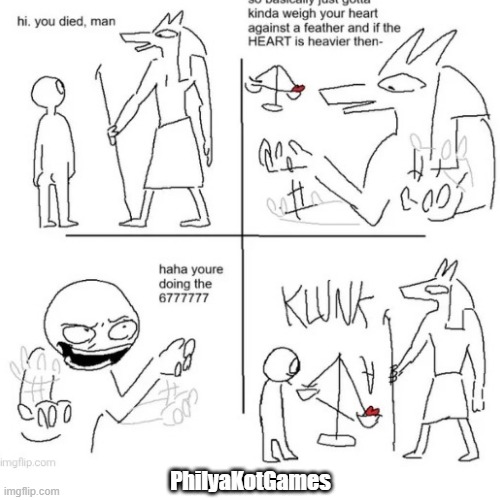 https://imgflip.com/i/afajdb by PhilyaKotGames | PhilyaKotGames | image tagged in anubis,67,6,7,six seven | made w/ Imgflip meme maker