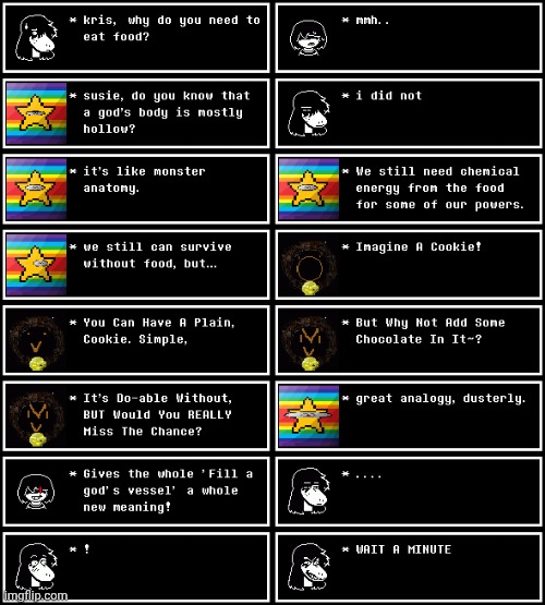 mmmh tasty susie (WAIT A WHOLE GOD FUCKING DAMN SECOND -Susie) | image tagged in memes | made w/ Imgflip meme maker