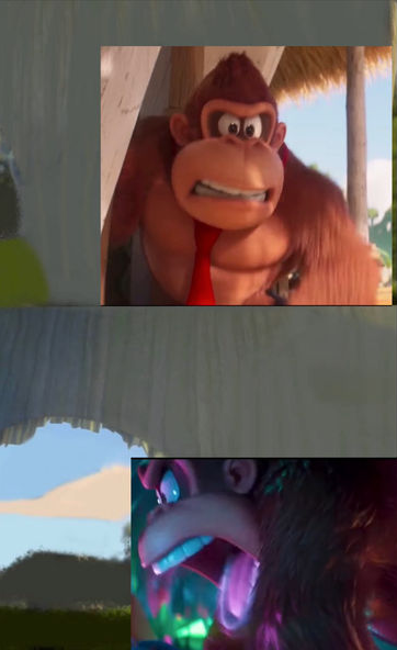 Donkey Kong Tells Off Juniper Montage for Five Minutes Blank Meme Template