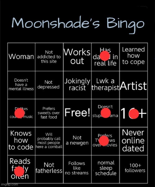 Moonshade's Bingo 2025 | image tagged in moonshade's bingo 2025 | made w/ Imgflip meme maker