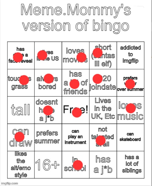 meme mommy bingo hehehe | image tagged in meme mommy bingo hehehe | made w/ Imgflip meme maker