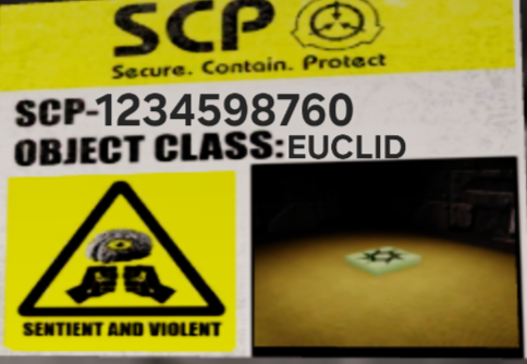 SCP-1234598760 Blank Meme Template