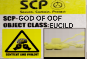 SCP GOD OF OOF Blank Meme Template