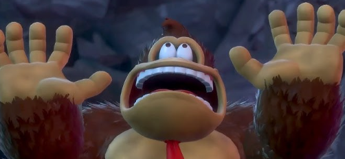 donkey Kong screaming Blank Meme Template