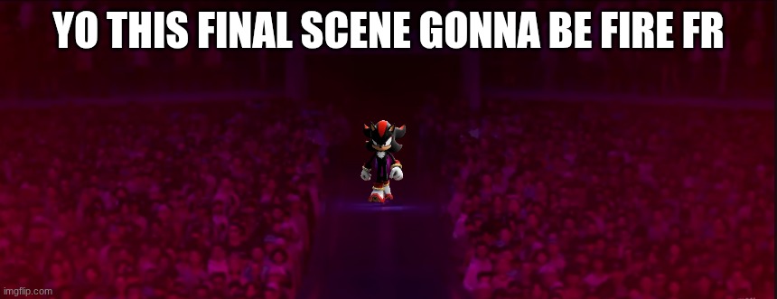 YO THIS FINAL SCENE GONNA BE FIRE FR | image tagged in kpop demon hunters | made w/ Imgflip meme maker