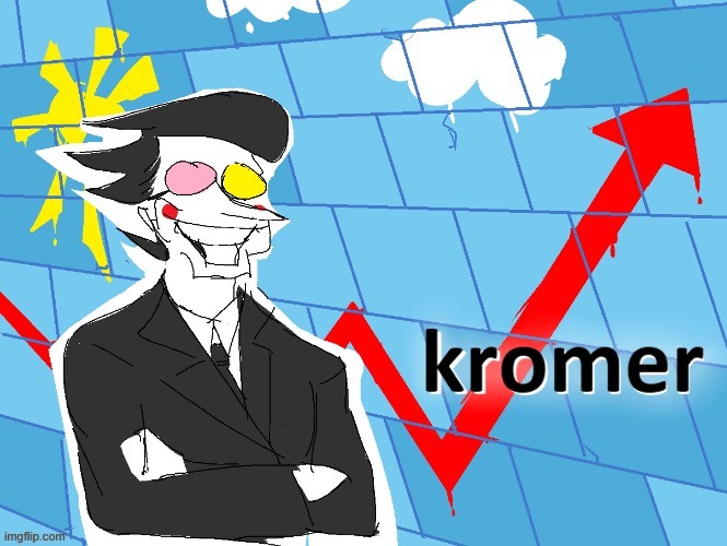 spamton kromer | image tagged in spamton kromer,deltarune,spamton,kromer,meme,template | made w/ Imgflip meme maker
