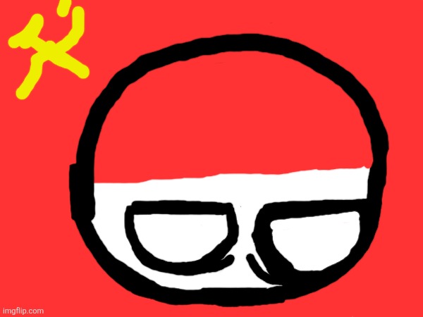 image tagged in polandball,countryballs,ussr,soviet union | made w/ Imgflip meme maker