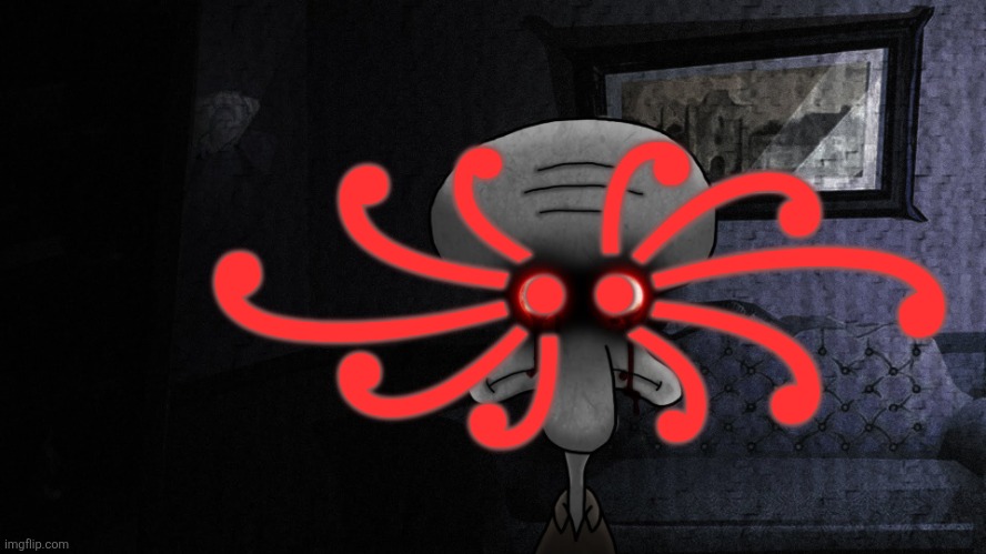 ꧁꧂ | image tagged in squidward death stare | made w/ Imgflip meme maker