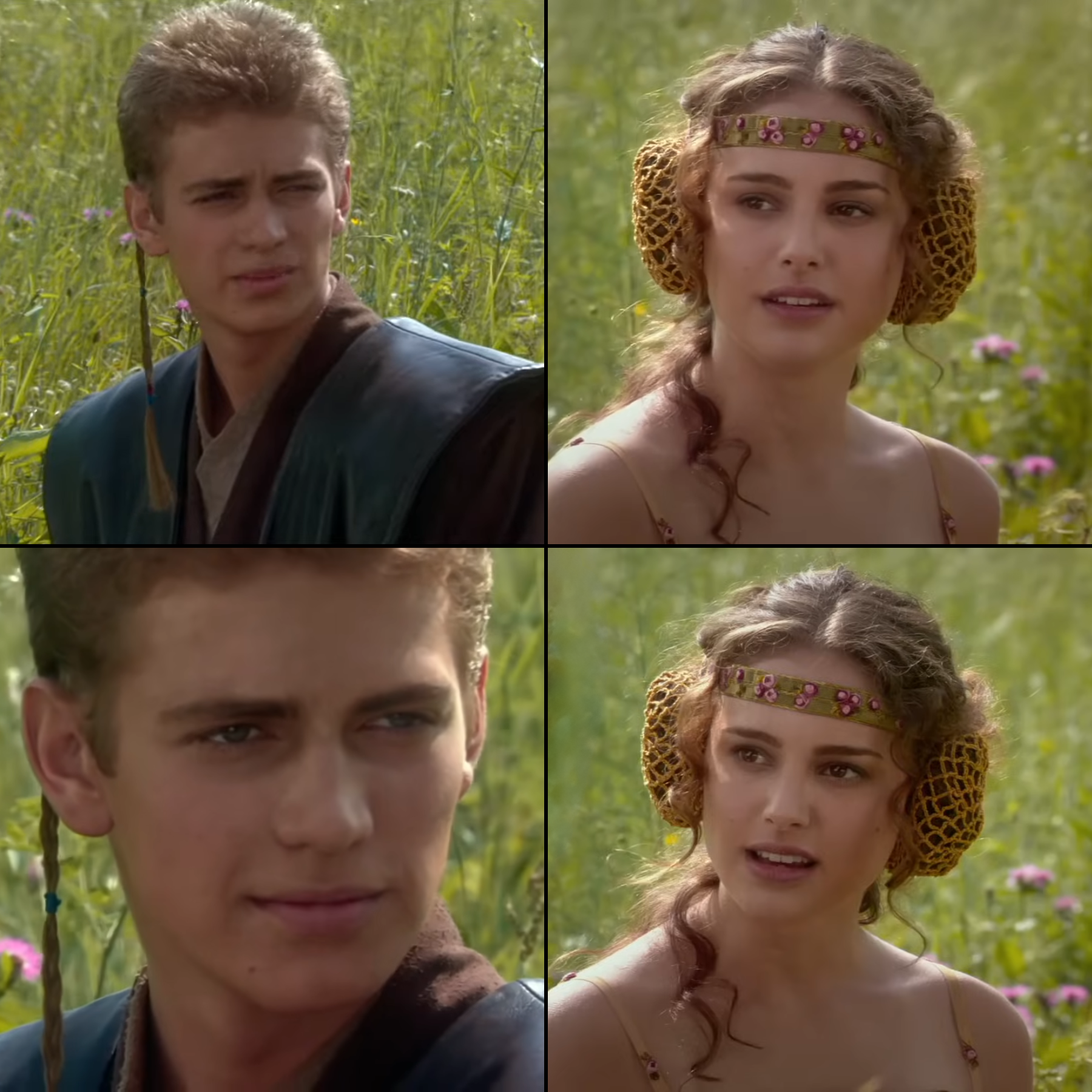 Anakin Padme Alternative Reaction Blank Meme Template