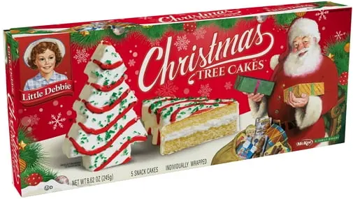 little debbie christmas tree cake Blank Meme Template