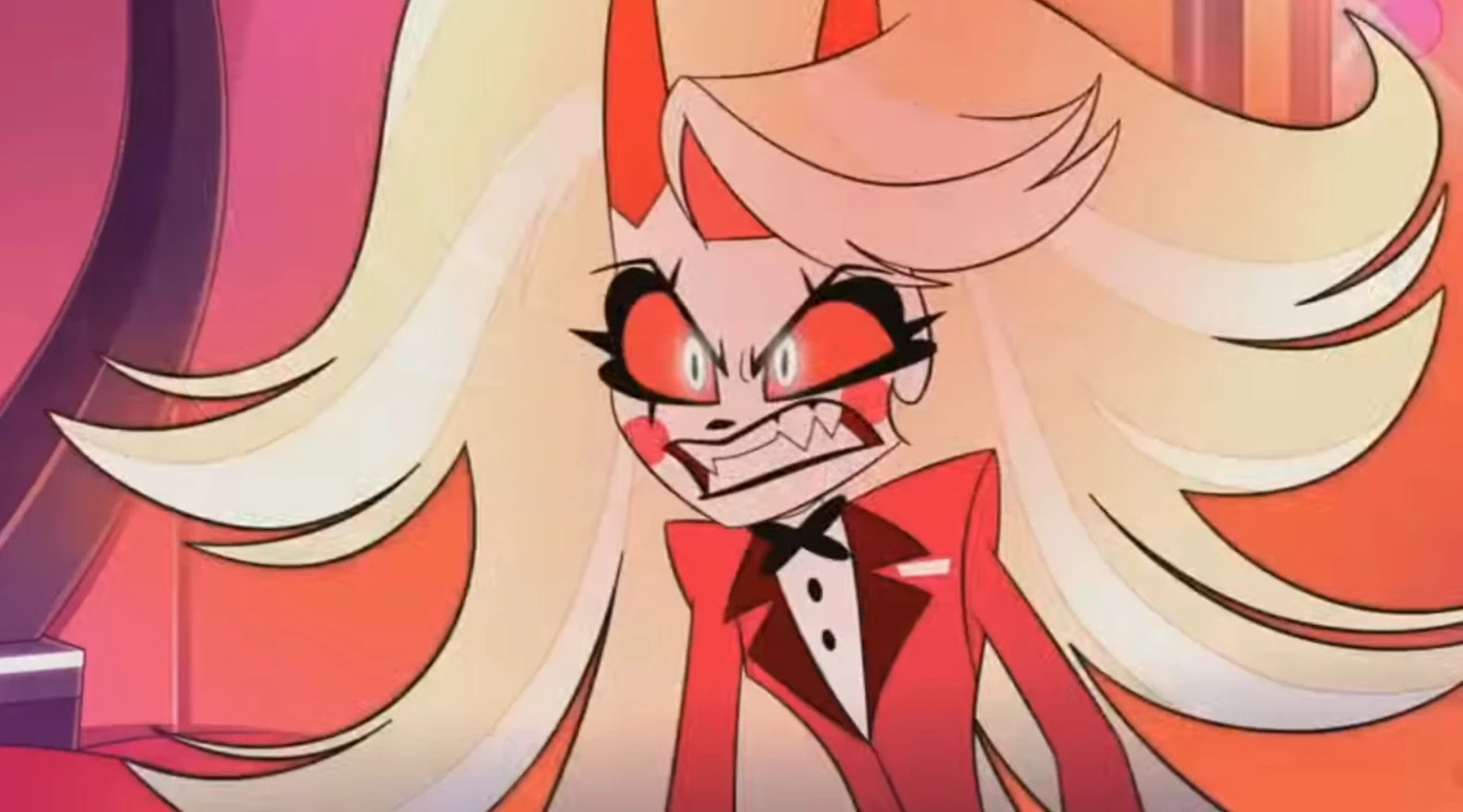Angry Charlie (Hazbin Hotel) Blank Meme Template