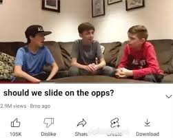 High Quality should we slide on the opps? Blank Meme Template