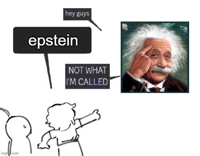 not what im called | epstein | image tagged in not what im called | made w/ Imgflip meme maker