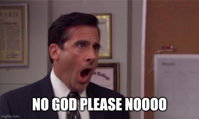 noooooo | NO GOD PLEASE NOOOO | image tagged in noooooo | made w/ Imgflip meme maker