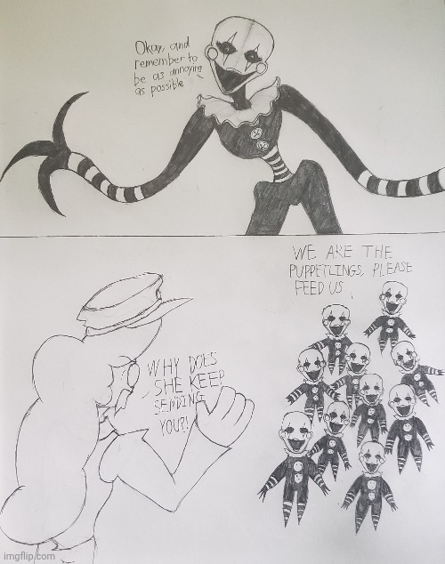 FNAF 2 Movie comic (Ft. Lloyd) | image tagged in fnaf,comic,drawing | made w/ Imgflip meme maker