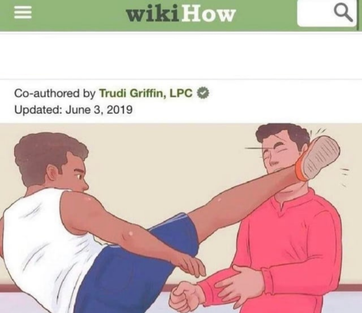 Wikihow - How to deal with problems Blank Meme Template