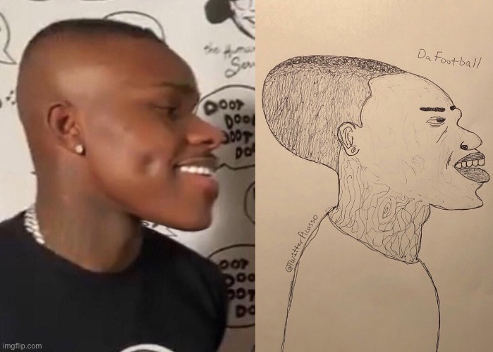 image tagged in dababy big chin | made w/ Imgflip meme maker