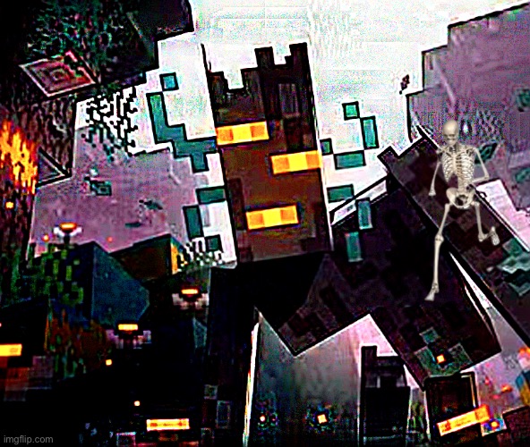 foxy_501’s posts if they were goOWHAT THE FUCK IS THAT SKELETON DOING THERE | image tagged in creaking minecraft | made w/ Imgflip meme maker