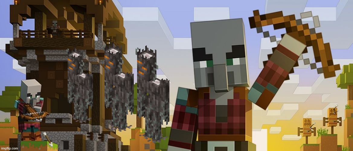 Pillagers | image tagged in pillagers | made w/ Imgflip meme maker