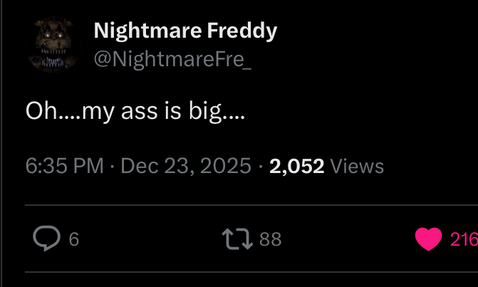 oh… my ass is big… Blank Meme Template