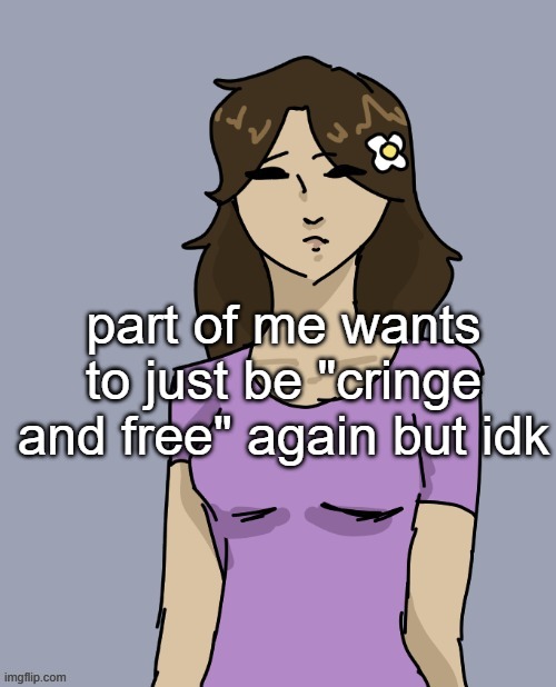 Genderbent Neko (THX DISCO) | part of me wants to just be "cringe and free" again but idk | image tagged in genderbent neko thx disco | made w/ Imgflip meme maker