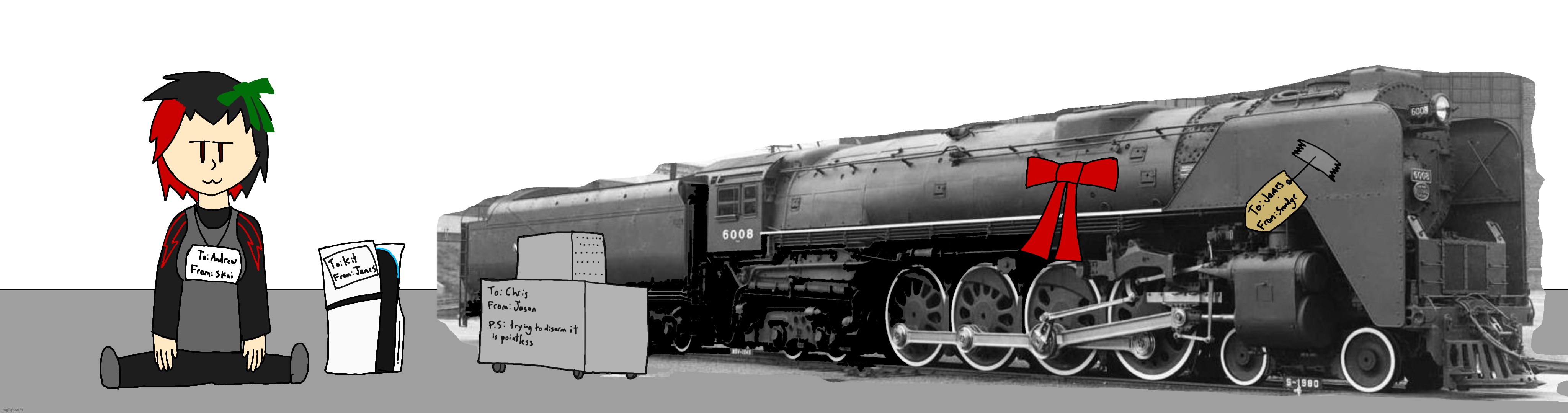 What an interesting array of Christmas presents | made w/ Imgflip meme maker