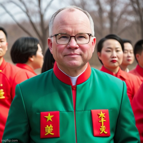 image tagged in tim walz mao suit | made w/ Imgflip meme maker