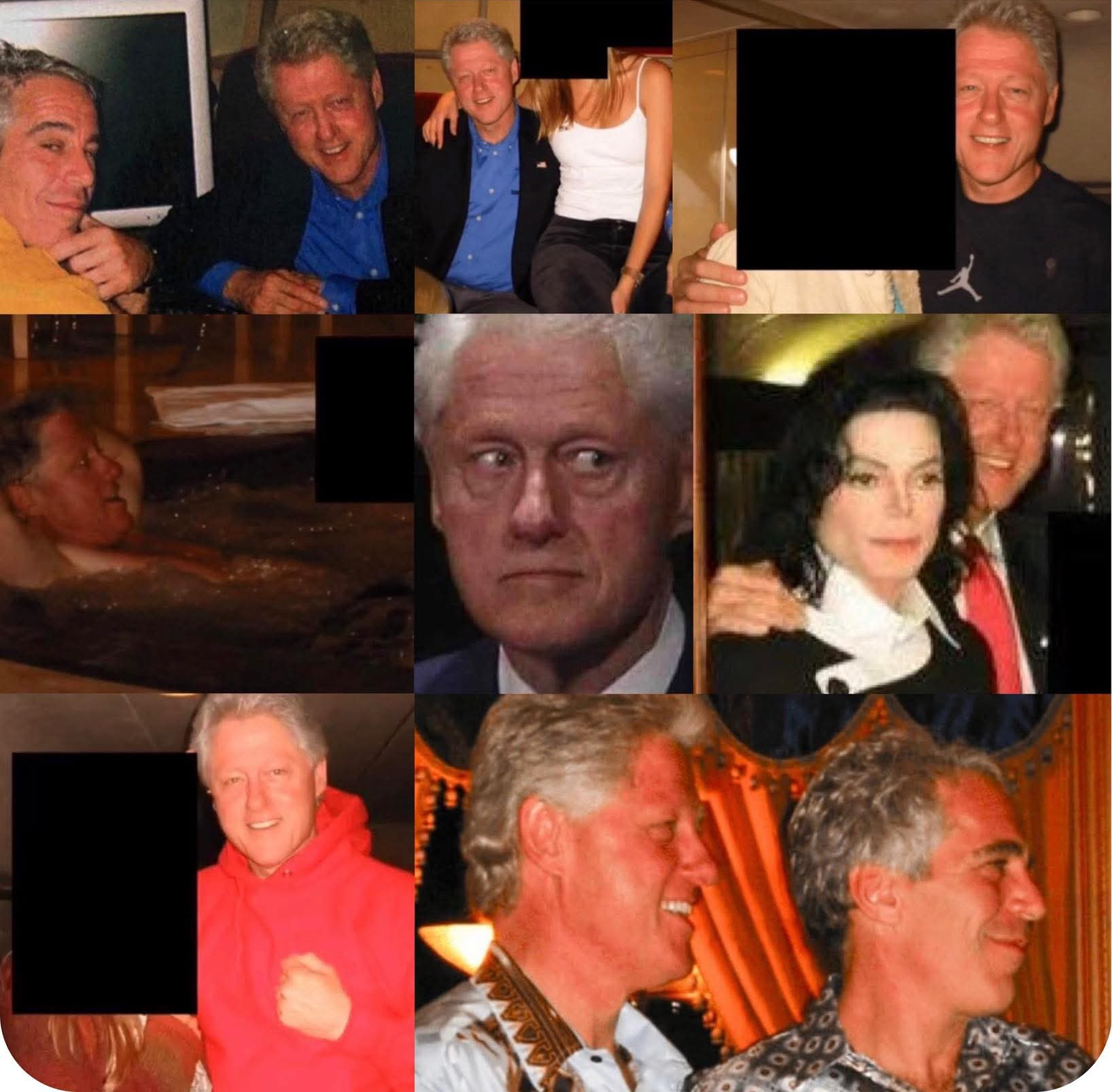 Epstein Files are Clinton Files Blank Meme Template