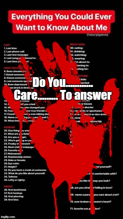 My fun meme | Do You............ Care......... To answer | made w/ Imgflip meme maker