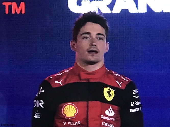 Pov: Leclerc On P13: | image tagged in charles leclerc confused | made w/ Imgflip meme maker