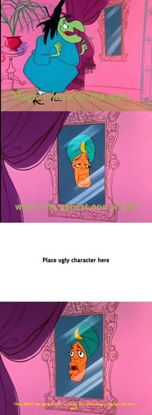 Who's uglier then witch hazel ? Blank Meme Template