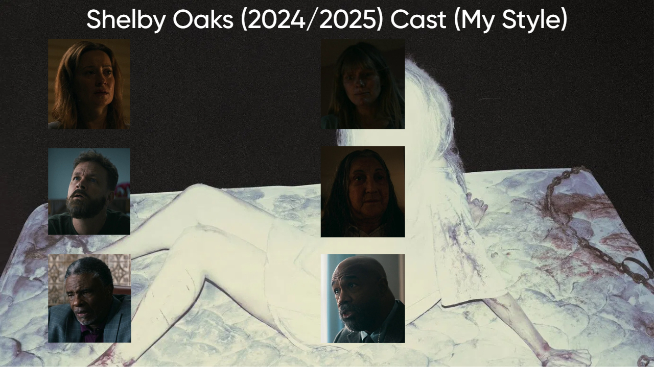 Shelby Oaks (2024/2025) Cast (My Style) Blank Meme Template