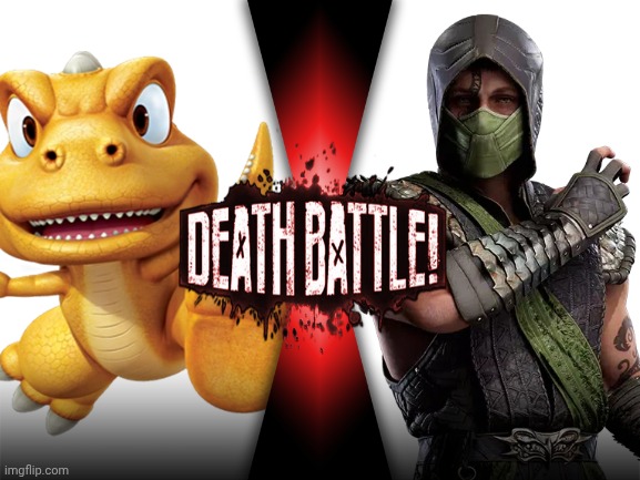 Reptile vs. Gon (mortal kombat vs. Gon) | DEATH BATTLE! | image tagged in mortal kombat,gon the dinosaur,death battle | made w/ Imgflip meme maker