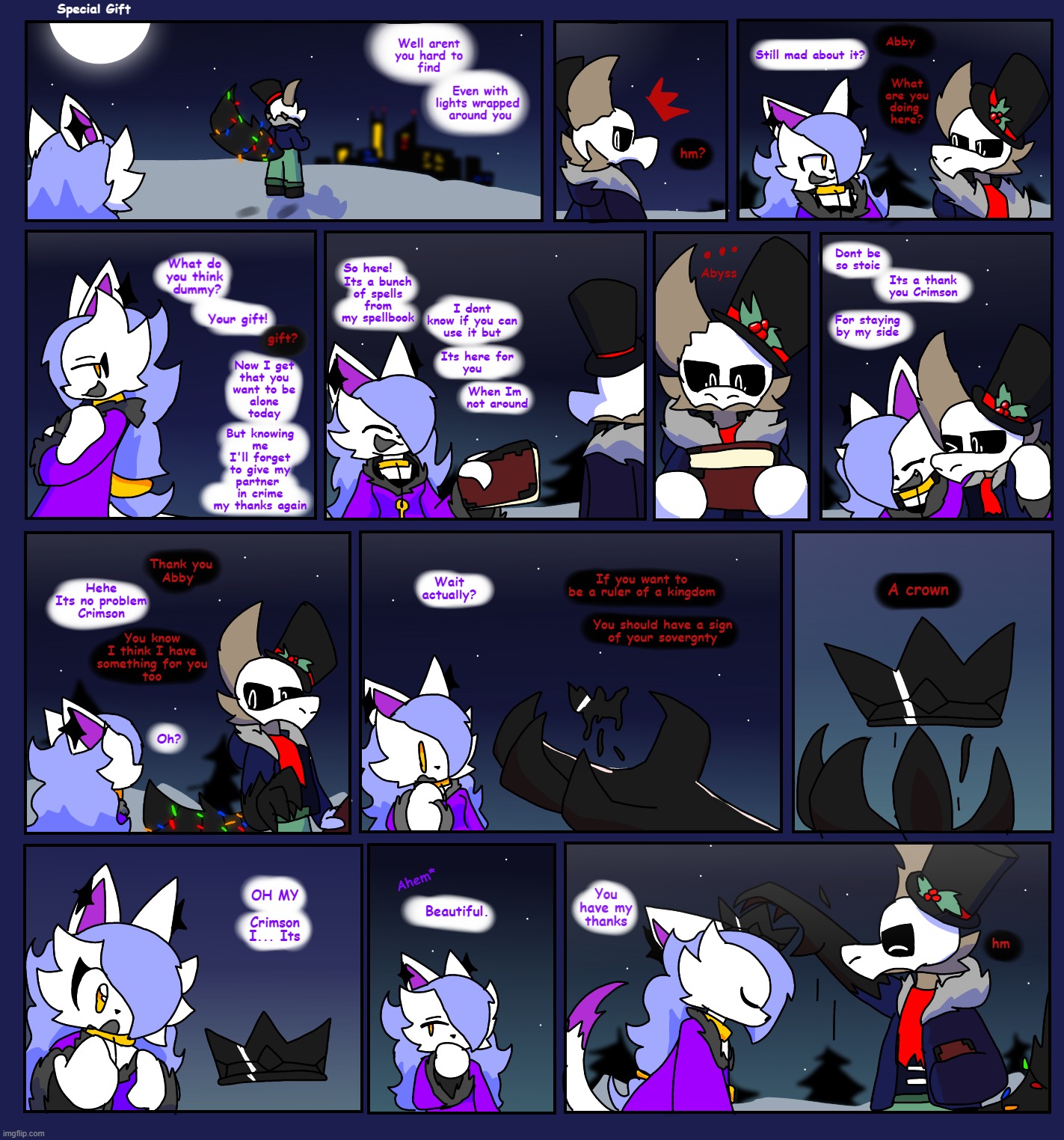 special gift | image tagged in merry christmas eve guys | made w/ Imgflip meme maker