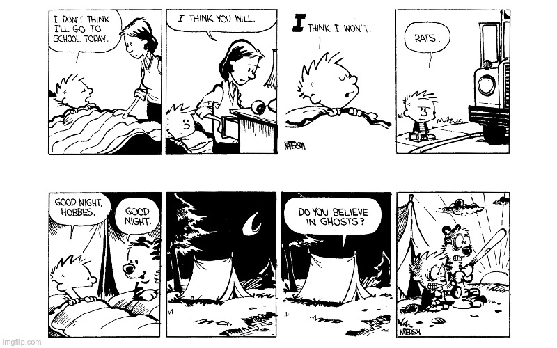 image tagged in calvin and hobbes,comics | made w/ Imgflip meme maker