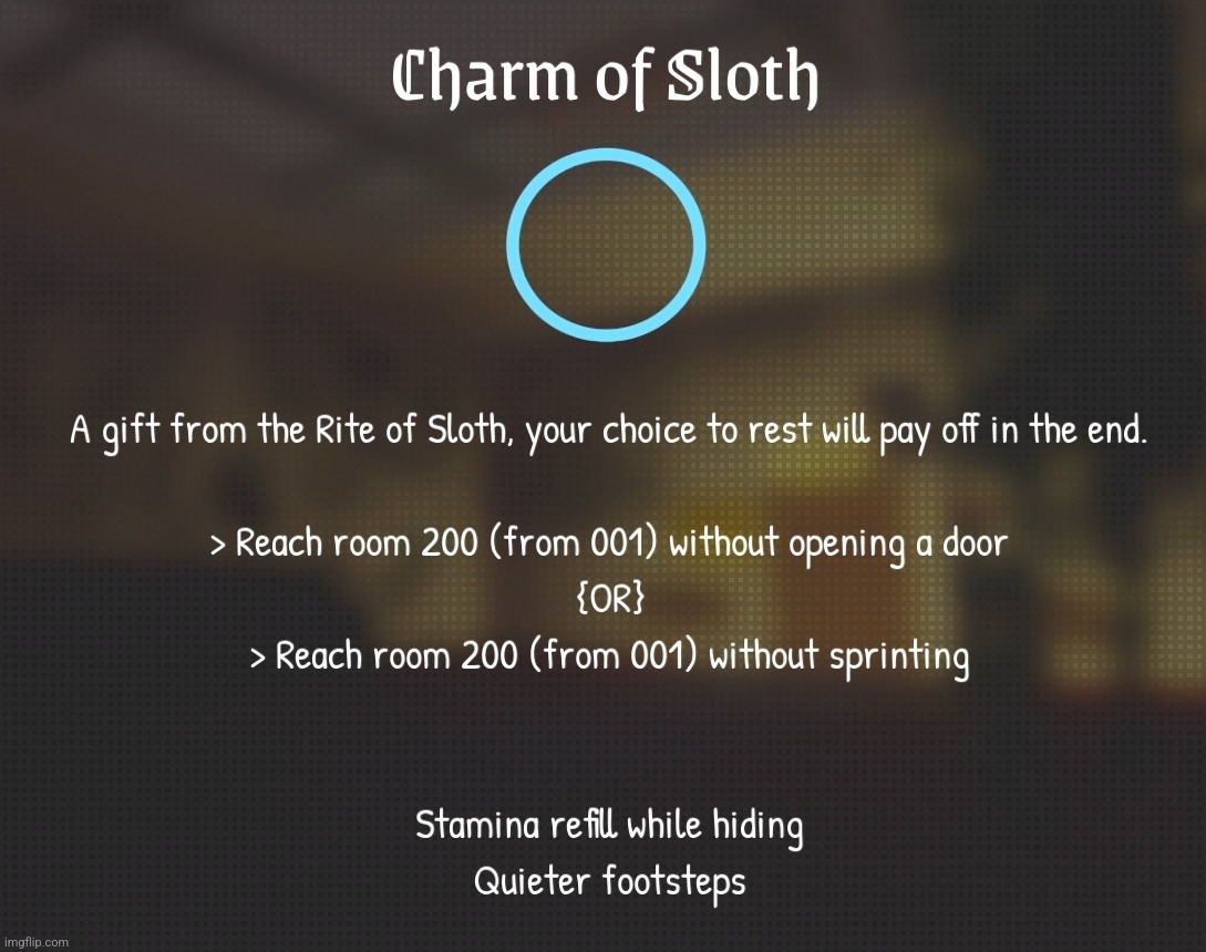 unless you suck ass with stamina I dont really see how this one is usefu- oh wait it makes pnevma unable to hear your sprinting | made w/ Imgflip meme maker