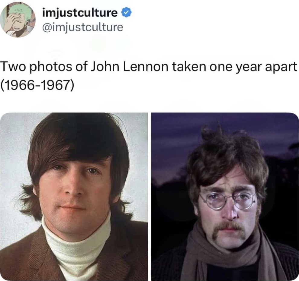 John Lennon twink death Blank Meme Template