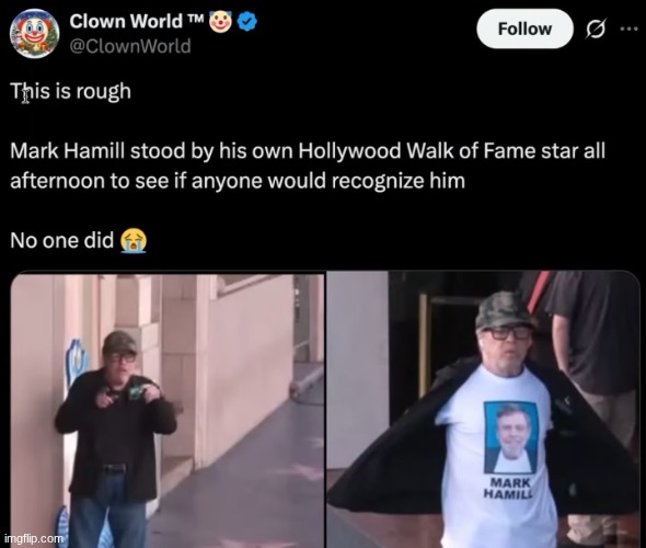 Mark Hamill meme | image tagged in memes,mark hamill,woke,funny memes,starwars,star wars | made w/ Imgflip meme maker
