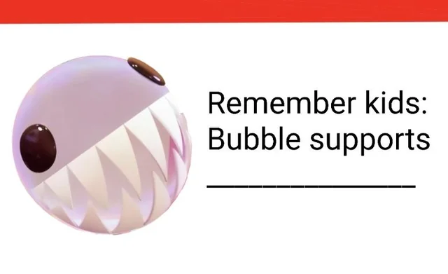 Bubble supports Blank Meme Template