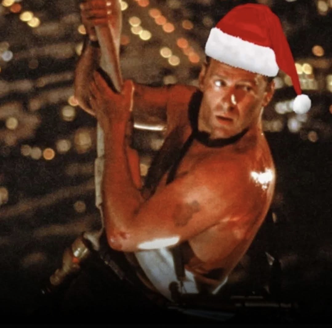 Die Hard Christmas Blank Meme Template