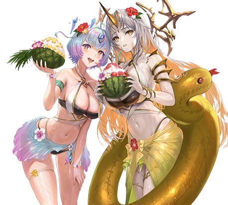 Gullveig summer duo with Seidr, Fire Emblem Heroes Blank Meme Template