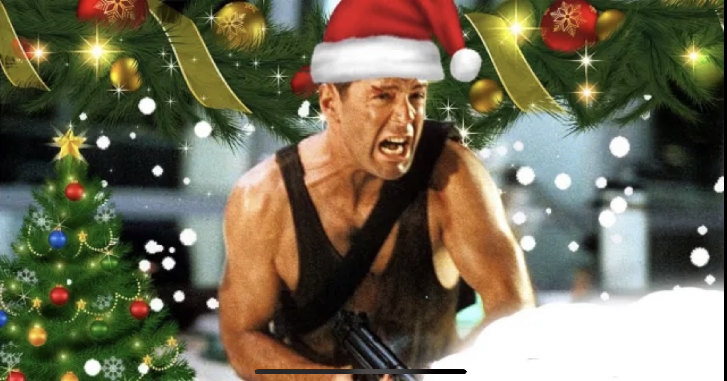 High Quality Die hard Christmas Blank Meme Template
