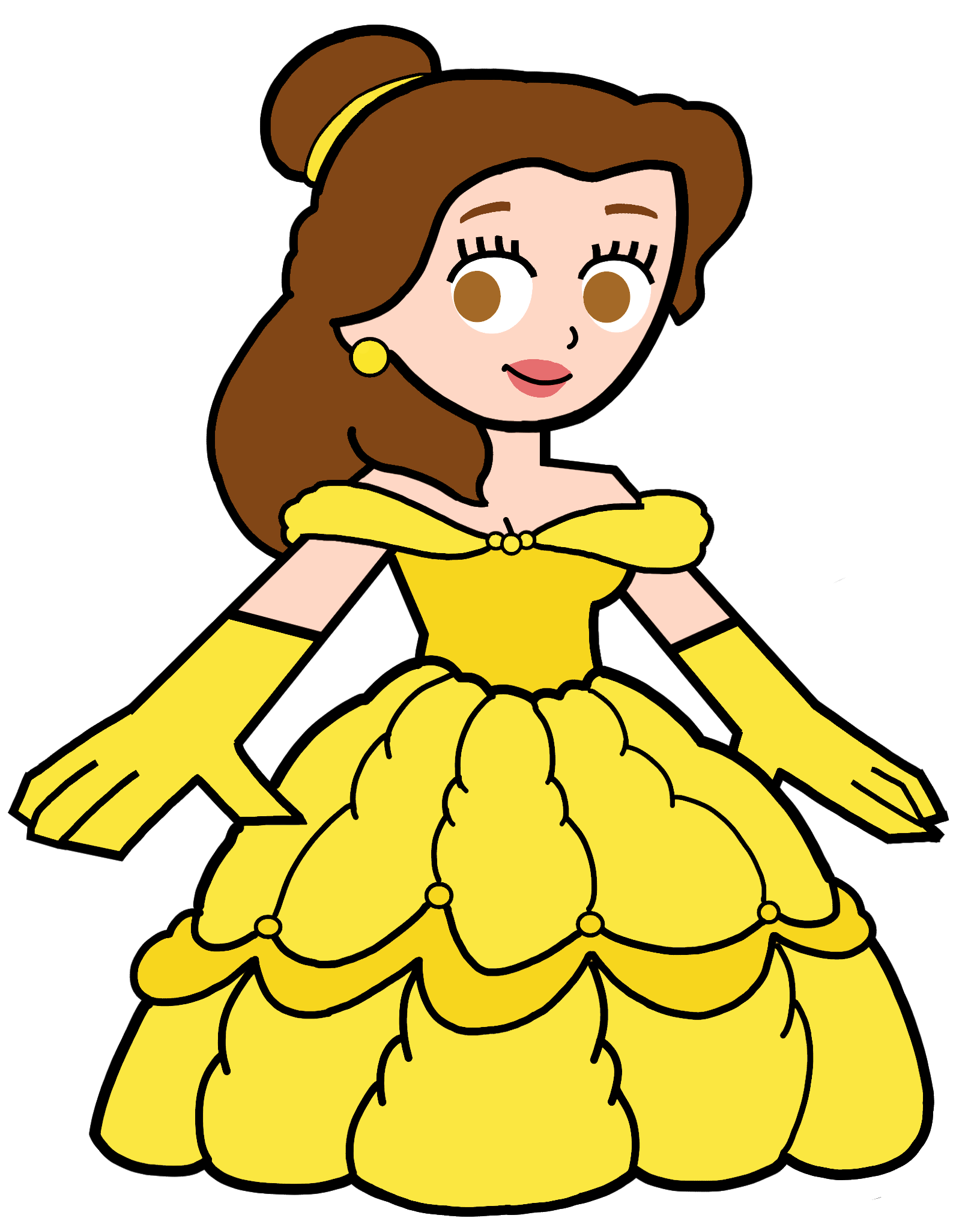 Princess Belle in Hero 108 Style ? Blank Meme Template