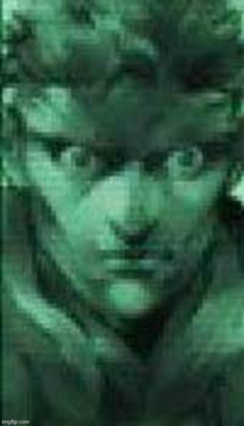 Solid Snake Eye's | image tagged in solid snake eye's | made w/ Imgflip meme maker