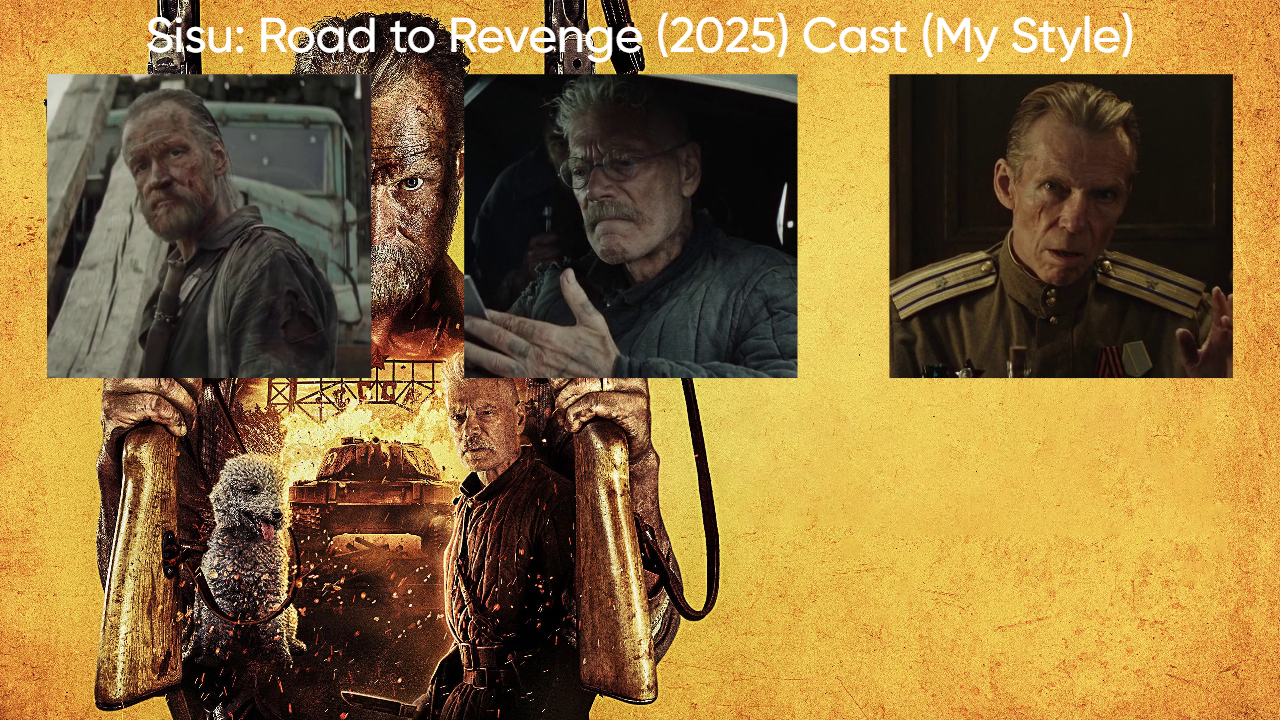 Sisu: Road to Revenge (2025) Cast (My Style) Blank Meme Template