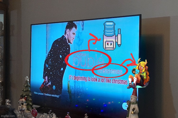 It's beginning to look a lot like [[Noelle]] | image tagged in wtf is that,a,deltarune,reference | made w/ Imgflip meme maker