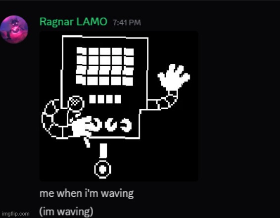 im waving | made w/ Imgflip meme maker