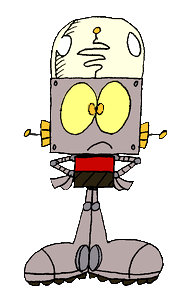 Robot Jones Frowing His Mouth Blank Meme Template