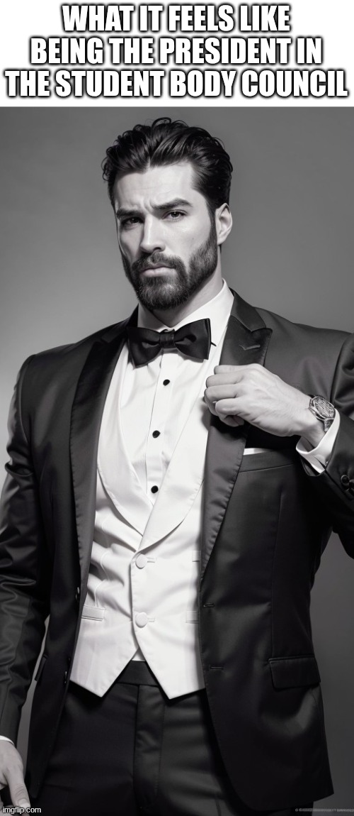 WHAT IT FEELS LIKE BEING THE PRESIDENT IN THE STUDENT BODY COUNCIL | made w/ Imgflip meme maker